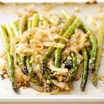 Roasted Asparagus with Sweet Onion
