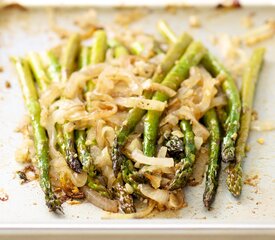 Roasted Asparagus with Sweet Onion