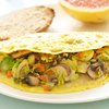 Brussels Sprouts and Mushroom Omelet