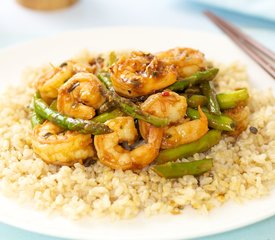 Asparagus Shrimp Stir Fry