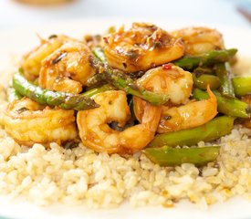 Asparagus Shrimp Stir Fry