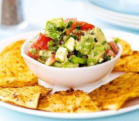 Avocado Feta Salsa - Superbowl