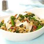 Pasta with Rapini and Garlicky Tomato Sauce