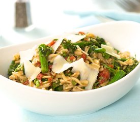 Pasta with Rapini and Garlicky Tomato Sauce