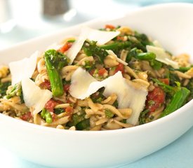 Pasta with Rapini and Garlicky Tomato Sauce