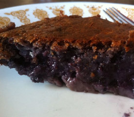 No Crust Blueberry Pie