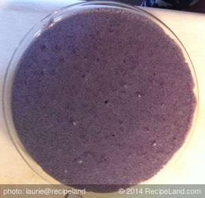 No Crust Blueberry Pie recipe