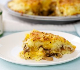 New Potato, Fennel, Onion and Mushroom Pie with Mozzarella