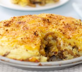 New Potato, Fennel, Onion and Mushroom Pie with Mozzarella