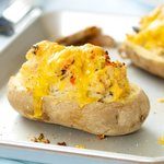 Twice-Baked Potatoes with Cheese and Chilies