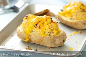 Twice-Baked Potatoes with Cheese and Chilies