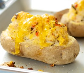 Twice-Baked Potatoes with Cheese and Chilies