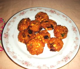 Homemade Chana- Dhal Vada