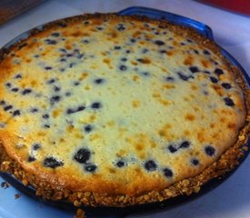 Baked Blueberry Cream Pie