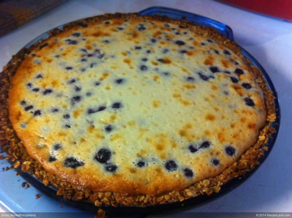 Baked Blueberry Cream Pie recipe