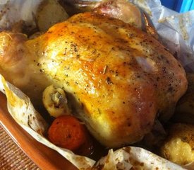 Roasted Chicken with 44 Cloves of Garlic (Clay-Pot)