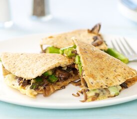 Asparagus Mushroom Quesadilla