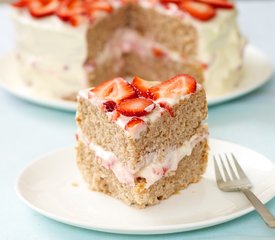 Super Moist Tripple Strawberry Cake