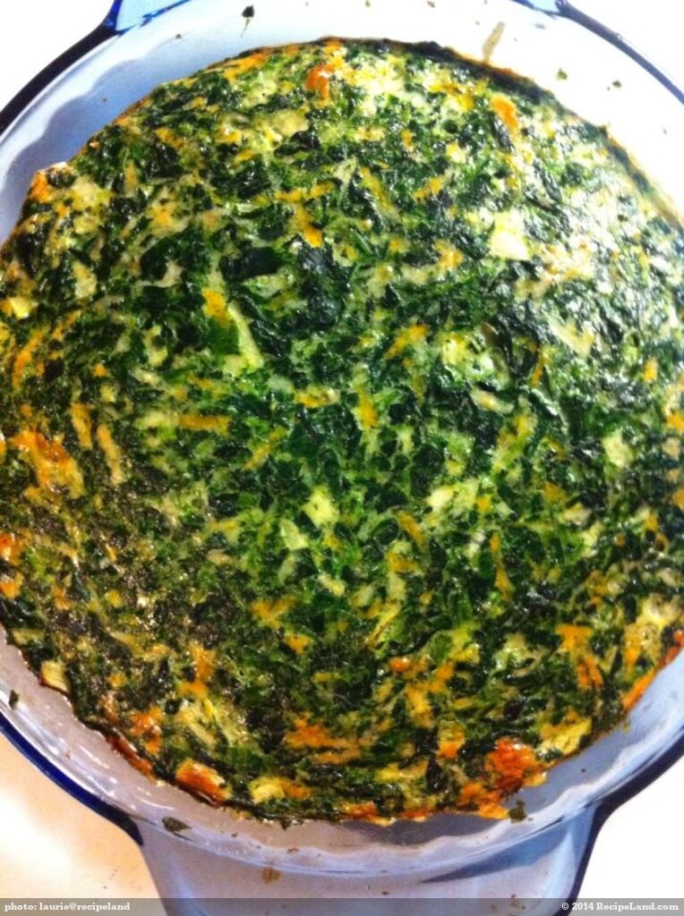 Impossible Crustless Spinach Quiche