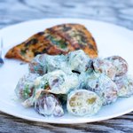 Salmon Fillet with Dilled Potatoes