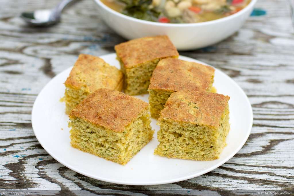 Cheddar and Dill Cornbread recipe