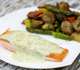 Salmon in Dill Sauce