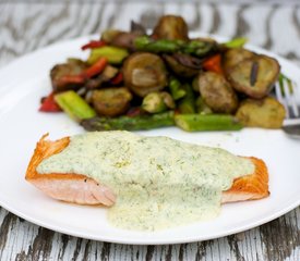 Salmon in Dill Sauce