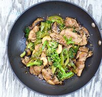 Stir-Fry Chicken and Broccoli