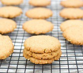 Crisscross Peanut Butter Cookies