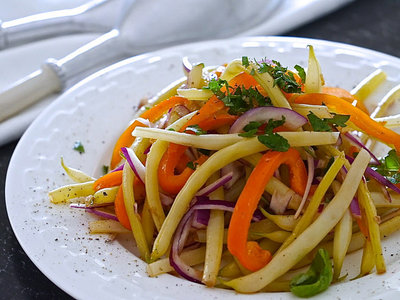 Simple Yellow Beans Salad