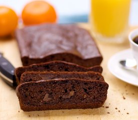 Almost Whole Wheat Chocolate Zucchini Bread