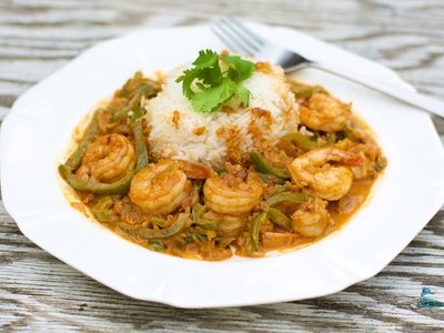 Creamy Curried Shrimp