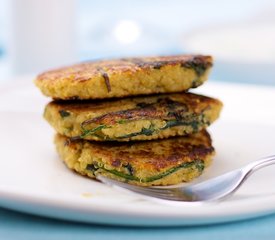 Mini Quinoa Pancakes with Lemon Yogurt Sauce