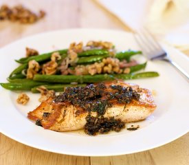 Salmon with Chive And Herb Sauce