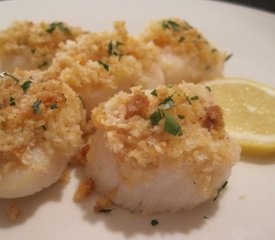 Baked Sea Scallops