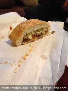 Steak Sandwich with a cuban twist