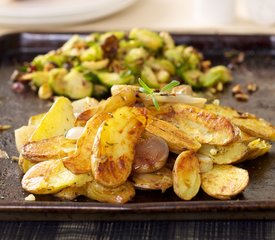 Garlicky Roasted Fingerling Potatoes