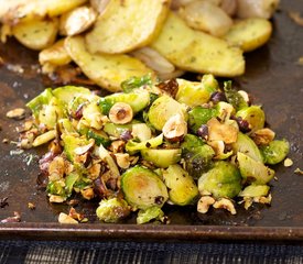 Roasted Brussels Sprouts with Hazelnut Brown Butter