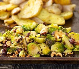 Roasted Brussels Sprouts with Hazelnut Brown Butter