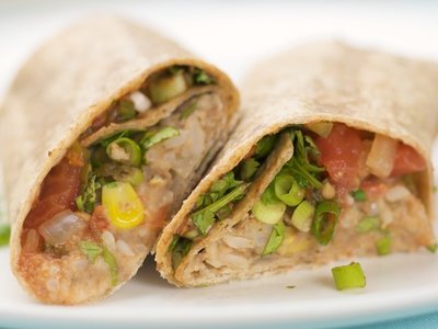 Bean and Rice Burritos (Whole Wheat)