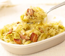 Fried Cabbage and Bacon