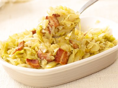 Fried Cabbage and Bacon