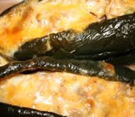 Chicken Stuffed Poblano Peppers