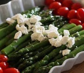 Asparagus Feta and Tomato Salad