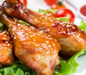 Sweet and Spicy Drumsticks