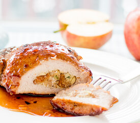 Glazed Apple-Stuffed Pork Chops