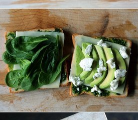 Green Goddess Grilled Cheese Sandwich