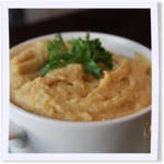 Thick and Creamy Garlic and Parsnip Soup