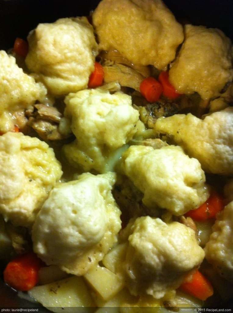 Chicken in a Pot with Dumplings recipe