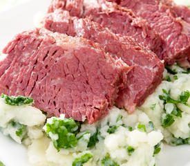 Corn Beef with Colcannon Potatoes